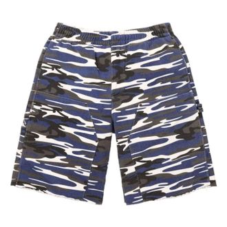 SUPREME SS26 Double Knee Painter Sweatshort Blue Camo SUP-SS26-204-BMO