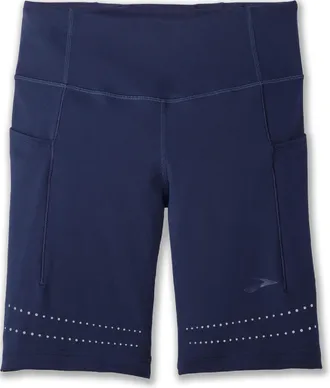 Brooks Womens Method 8 Short Tights Blue XS