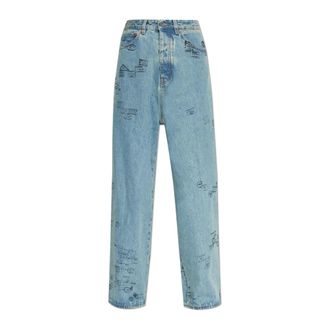 VETEMENTS Loose-fit Jeans, female, Blue, Size: W27 Wide-leg Jeans