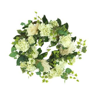 Creative Displays Inc. 28 Hydrangea, Pampas and Ivy Wreath
