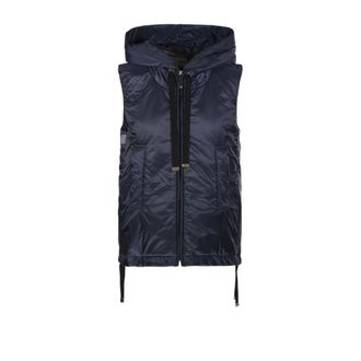 Max Mara Greengo Quilted Waist Coat - female - Max Mara - Waistcoats - Blue - XS - Jackets