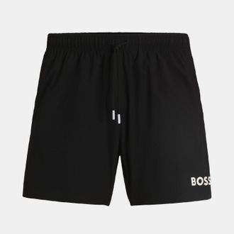 HUGO BOSS Mens Boss Iconic Swim Shorts in Black