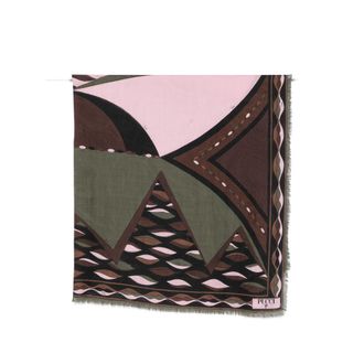Pucci Geometric-print Frayed Scarf
