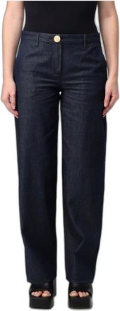 A|X Armani Exchange Pantaloni Dritti in Denim Chambray - - Trousers - Donna - Blu - L