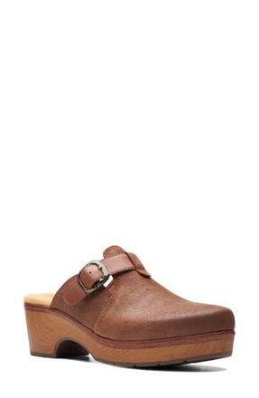 Clarks Paizlee Nora Clog - Wide Width Available in Tan Suede at Nordstrom Rack, Size 8.5
