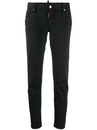Dsquared2 Twist jeans - women - Cotton/Cotton/Spandex/Elastane - 42 - Black