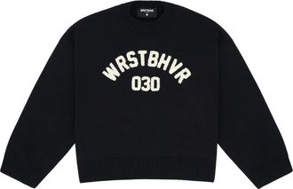 Worst Behavior Luna V3 Sweater - Dames - Ronde hals truien - Zwart - S - Katoen - Truien & Vesten