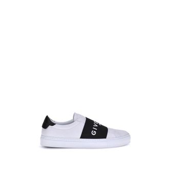 Givenchy White Calf Leather Bos Taurus Low Top Mens Sneakers