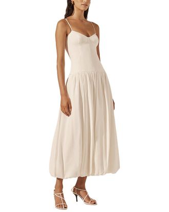 Shona Joy Vento Bustier Bubble Midi Dress