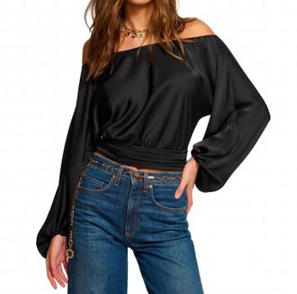 Ramy Brook Sonja Off-The-Shoulder Top In Black