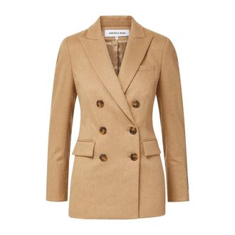 Veronica Beard Giacca Allette in pelo di cammello con dickey - - Coats - Donna - Marrone - M