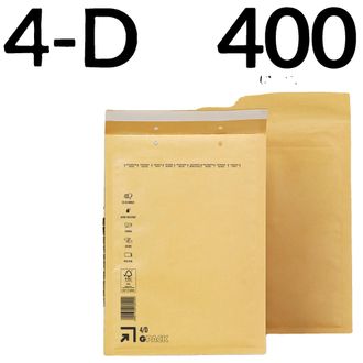 OEM Sobres De Pl&aacute;stico De Burbujas, Protecci&oacute;n Duradera, Material Ecol&oacute;gico, 400 Unidades - 4-d (200 X 275 Mm)
