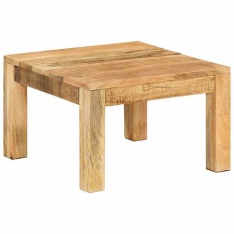 vidaXL Mesa De Centro De Madera Maciza De Mango 55x55x35 Cm Vidaxl