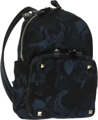 Valentino Pre-owned Nylon backpacks - Dames - Vintage Rugzakken - Blauw - ONE Size - Nylon - Vintage