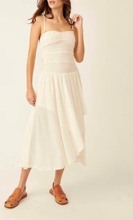Free People Sparkling Moment Midi Dress In Ivory