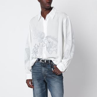 Our Legacy Camicia Beyond bianca con stampa in lyocell