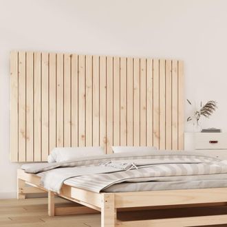 vidaXL Cabecero De Cama De Pared Madera Maciza De Pino 159,5x3x90 Cm Vidaxl