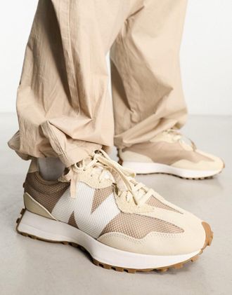 New Balance 327 - Sneakers color avena-Bianco