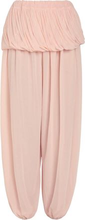 Ronny Kobo Willa Draped Tissue Jersey Balloon Trousers - Pink - S (UK8-10 / S)