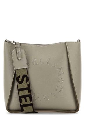 Stella McCartney Stella Mc Cartney Grey Alter Mat Stella Logo Crossbody Bag
