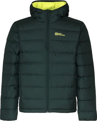 Jack Wolfskin Ather Down Hoody - Heren - Gewatteerde jassen - Groen - M - Wol - Jassen