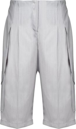 Iro Junny Tailored Shorts - Dames - Korte Broeken - Grijs - S - Katoen - Korte Broeken