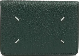Maison Margiela Portacarte Four Stitches - Verde