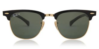 Ray-Ban RB3507 Clubmaster Aluminium Polarized 136/N5 Mens Sunglasses Black Size 51