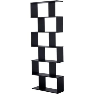Happy Garden Happy Garden - Librería negra 6 estantes virginia