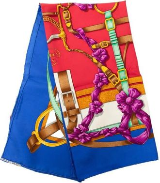 Herm&egrave;s Pre-owned Hermes Grand Manege Silk Scarf 90 Ladies NCFBNETZW3WKINMU
