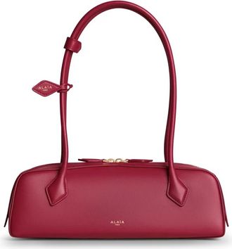 Alaia Le Teckel Schoudertas - Dames - Schoudertassen - Rood - ONE Size - Leer - Tassen