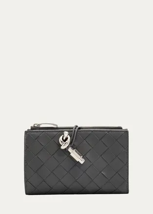 Bottega Veneta Andiamo Medium Leather Bi-Fold Wallet