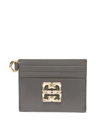 Givenchy 4G Liquid cardholder - women - Calf Leather - One Size - Grey