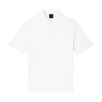 A|X Armani Exchange Piqu&eacute; Polo Shirt met Knoopsluiting - Heren - Polos - Wit - 2XL - Katoen - Tops
