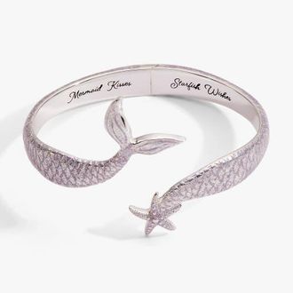 Alex and Ani Salt + Sea Mermaid Kisses, Starfish Wishes Cuff in Silver at Nordstrom