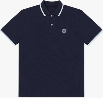 Marshall Artist Mens Marshall Artist Tipped Polo Shirt Navy - Black - Size: 44