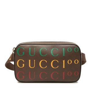 Gucci Brown Leather Fanny Pack (Pre-Owned)
