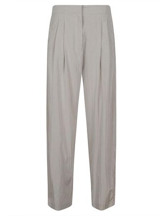 The Row Iven Pant Straight-Leg Pleated Pants