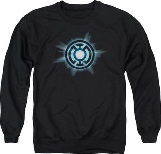 Gildan Green Lantern Blue Glow Adult Crewneck Sweatshirt
