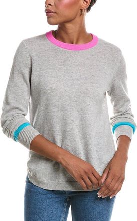 Autumn Cashmere Shirttail Crewneck Cashmere Sweater