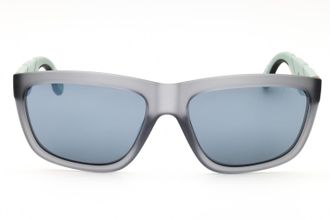 adidas OR0094 Rectangular Smoke Mirror Sunglasses - Black