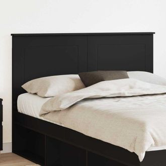 vidaXL vidaXL Testiera Rovere Nero Legno ingegnerizzato