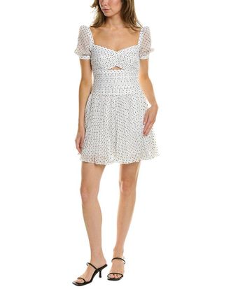 Self Portrait Polka Dot Mini Dress