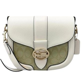 Coach Pre-owned Cross Body Bags, female, White, Size: ONE SIZE Pre-owned Shoulder Bag