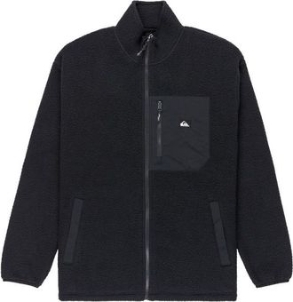 Quiksilver Clean Coast Full-Zip Fleecejacke f&uuml;r Herren | schwarz