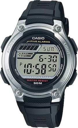 Casio Mens Illuminator Digital Watch with Black Dial - W-212H-1AV