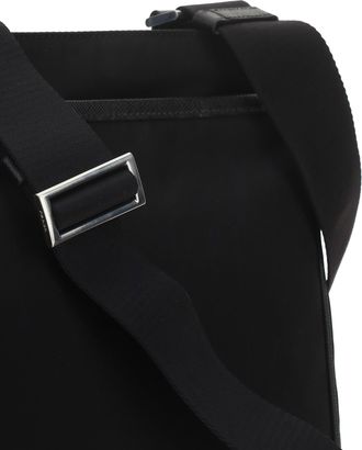 Prada Mens Shoulder Bag Black Nylon