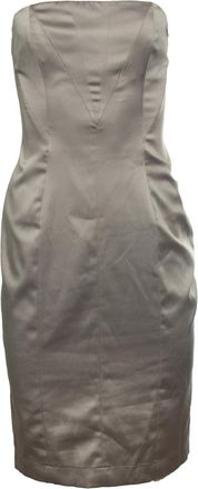 Just Cavalli Just Cavalli, strapless korsett satijnen jurk