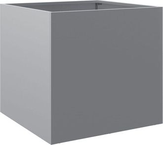 vidaXL Jardinera De Acero Galvanizado Plateado 49x47x46 Cm Vidaxl