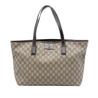 Gucci Pre-owned Tote Bags, unisex, Beige, Size: ONE SIZE Pre-owned Vintage Tote Bag